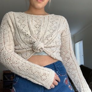 Forever 21 vintage crop sweater